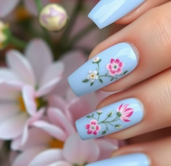 10 Stunning Light Blue French Tip Nail Designs You Need to Try