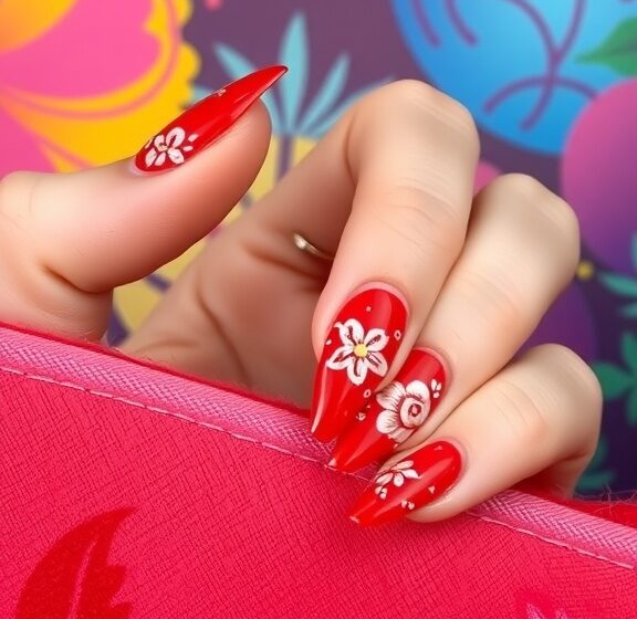  10 Stunning Red Acrylic Nail Inspirations for Your Next Manicure