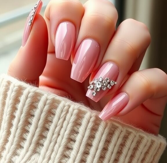  10 Stunning Nude Pink Chrome Nail Designs to Try