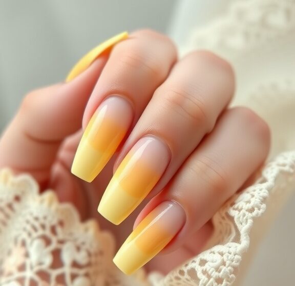  10 Stunning Yellow French Nails Designs You’ll Love