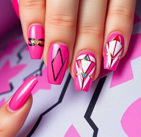  10 Stunning Hot Pink Chrome Nail Designs to Try Today